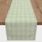 Green Plaid Pattern 2 16" x 90" Poly Twill Table Runner